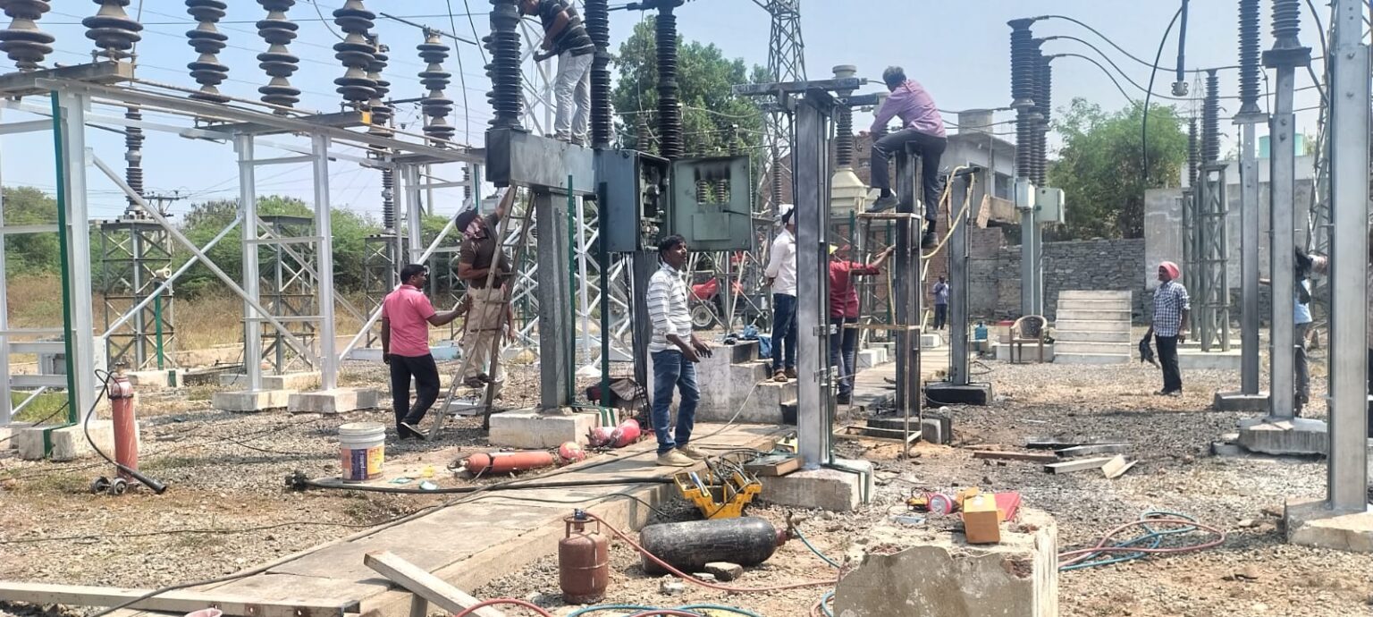 మాచర్ల 133 కేవీ సబ్ స్టేషన్లో అగ్నిప్రమాదం